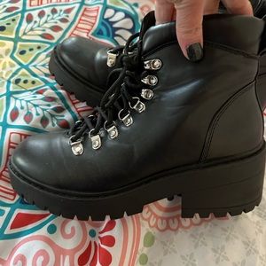Skechers Motorcycle Boots Size 9